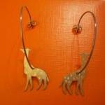 Giraffes Hoop Earrings